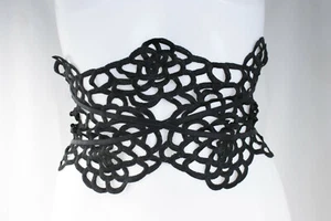 Ann Summers ~ TIA ~ sexy caged black waspie BNWT XSmall Small Medium - Picture 1 of 3