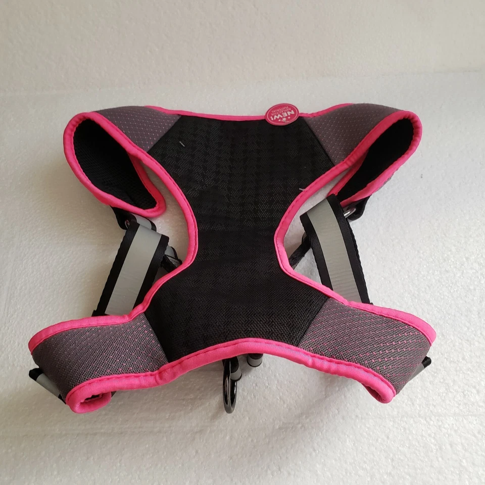 TOP PAW Pink, Black & Gray Reflective Dog Harness / Size Extra Large / NWT - Image 1 of 4