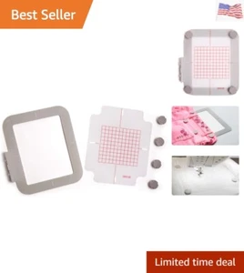 Metal/Magnetic Hoop for Brother/Babylock Embroidery Machine 4"x4" SA432 Innov... - Picture 1 of 5