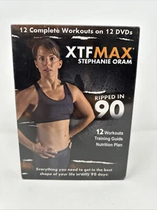 XTFMAX 90 Day DVD Workout Program 12 Exercise Videos Training Guide COMPLETE - Picture 1 of 3