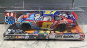 2004 Hot Wheels KURT BUSCH #97 Justice League / Sharpie Nascar 1/24 Diecast NEW - Picture 1 of 5