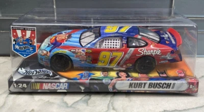 2004 Hot Wheels KURT BUSCH #97 Justice League / Sharpie Nascar 1/24 Diecast NEW - Image 1 of 4