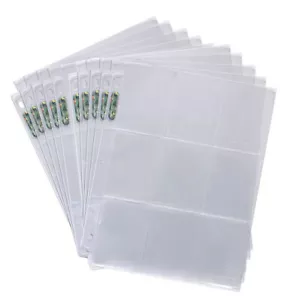 Ultra PRO Platinum 9 Pocket Pages (10 Sheets) For Standard Collector Cards - Picture 1 of 4