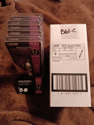 6 Feit Electric 100W 120V T3 Bulb RSC Base Bulbs - Image 1 of 3