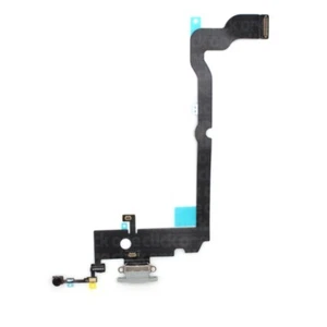 For iPhone XS Max SILVER USB Charging Port Mic Flex Cable Replacement - Picture 1 of 1
