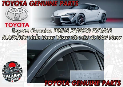 Toyota Genuine PRIUS ZVW60 ZVW65 MXWH60 Side Door Visor 08162-47040 New - Image 1 of 4