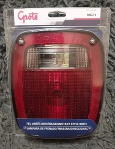 Grote 50972-5 Stop/Tail/Turn Red 3Stud P'Bilt/Chevy/For Jeep/Gmc - Picture 1 of 2