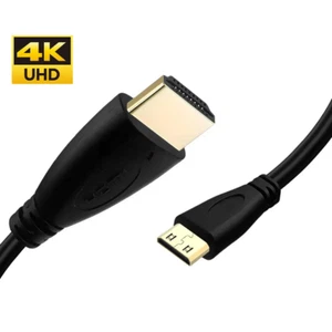 HDMI Mini Type C Male to Standard HDMI Male Cable Lead Full HD TV 1080p 1M 3M 5M - Picture 1 of 4