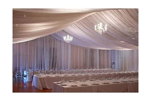 Sedona Designz 120" Wide x 120 Yards Roll - Sheer Voile Chiffon Fabric - Perf... - Picture 1 of 5