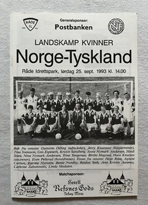 1993 Norway v Germany Women Friendly International - Picture 1 of 3