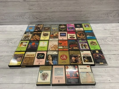 36 Rock Cassettes Vintage Originals Canned Heat Rolling Stones Frank Zappa Etc - Image 1 of 4