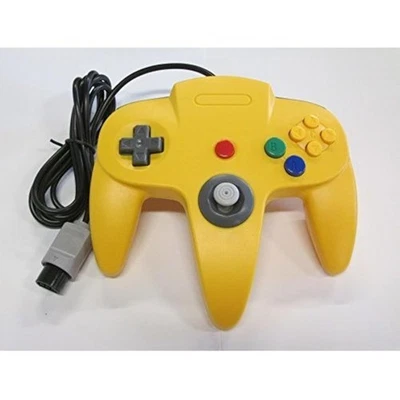 Nintendo Yellow Replacement Controller By Mars Devices For N64 Gamepad N64 - Image 1 of 3