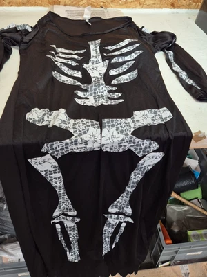 Smiffys Disfraz Esqueleto Mujer Adulta, Vestido Tubo Manga Larga, Leyendas del Mal Foto 1 de 4