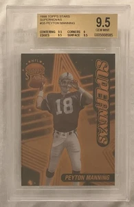1998 TOPPS STARS PEYTON MANNING COLTS ROOKIE SUPERNOVAS #84/100 BGS 9.5  - Picture 1 of 2