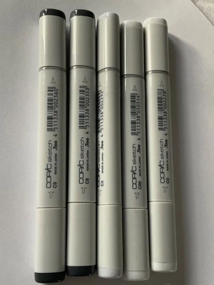 Copic Sketch Marker Lot - Cool Greys - Bild 1 von 4