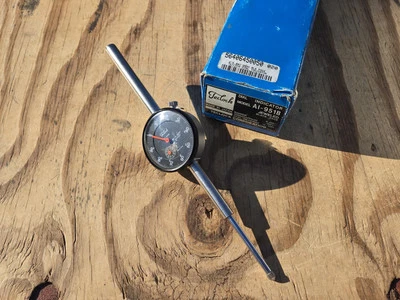 TECLOCK AI-951B Dial Indicator Jeweled w/Black Dial Face 0-2.00" Range Japan - Image 1 of 4