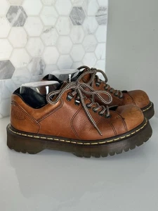 Vintage 90er Dr. Martens Plateau Halbschuhe 8312 Damengröße 9 braun - Bild 1 von 10