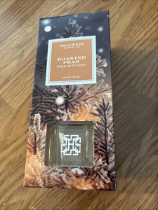 Homeworx By Slatkin Roasted Pear Reed Diffuser 4 FL OZ With 8 Reeds New In Box - Picture 1 of 2