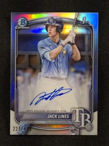 2025 Bowman Chrome Jack Lines Refractor 1st Auto 221/499 CPA-JLI. - Picture 1 of 2
