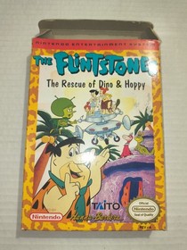 Flintstones The Rescue of Dino and Hoppy (NES) CIB