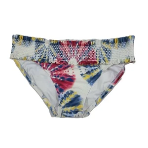 Tommy Hilfiger Womens Tie-Dye Low Rise Swim Bottom Separates White XS - Picture 1 of 1