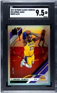 LeBron James 2019 Panini Clearly Donruss Green /25 SGC 9.5 - Bild 1 von 2