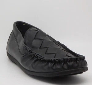 Columbia Causal Footwear Women Leather Driving Loafer Slip On Woven Logo Size 5 - Picture 1 of 11