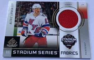 NHL Card - Alexis Lafreniere - Stadium Series Fabrics - SPGU 2024-25 - Rangers - Picture 1 of 2