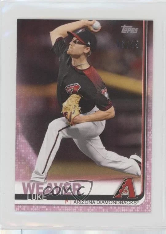 2019 Topps Mini Pink /25 Luke Weaver #US277 - Image 1 of 2