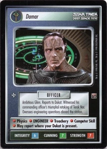 Star Trek CCG Damar Near-Mint/NM Rare – The Dominion 1998 - Bild 1 von 1