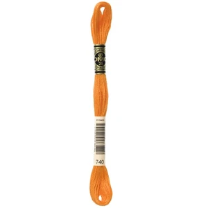 DMC 6-Strand Embroidery Cotton 8.7yd-Tangerine - 12 Pack - Picture 1 of 1