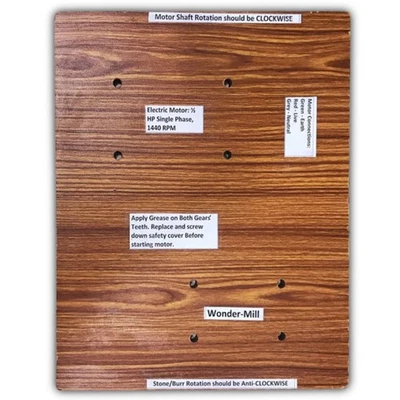 Wonder Mill - Mounting Board for Motorized Mill (for Wonder Junior) - Upgrade... - Image 1 of 4