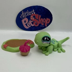 GECKO #751 W/ Accessories - Authentic Littlest Pet Shop - Hasbro LPS - Picture 1 of 5