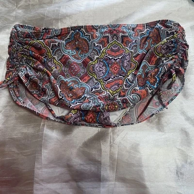 Falda de baño para mujer Victoria's Secret estampado cachemir fruncido talla grande Foto 1 de 4