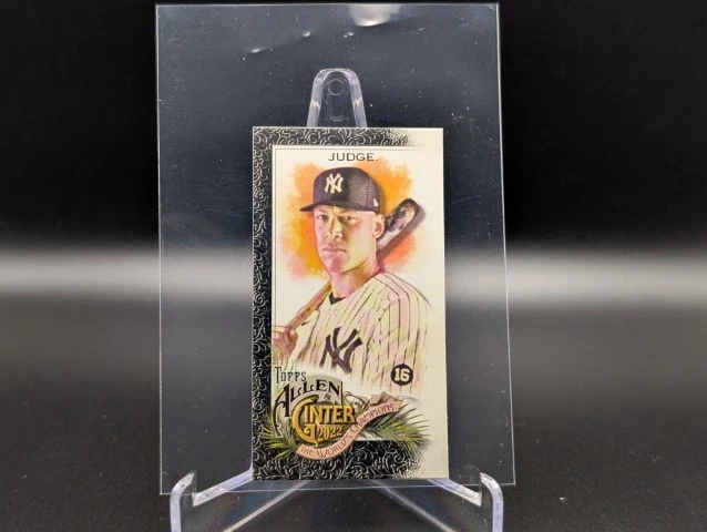 2022 Topps Allen & Ginter AARON JUDGE #11 Mini Black Border New York Yankees - Image 1 of 2