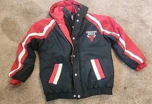 Vintage NBA Team Athletics Chicago Bulls Full Zip Jacket Zip-up Xl Fits Large - Picture 1 of 7