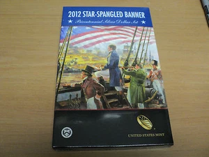 2012 U.S. Mint Star Spangled Banner Bicentennial Silver Dollar Set - Picture 1 of 3