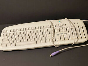 Y-5G13 867091-0100 LOGITECH PC COMPATIBLE KEYBOARD USED RT7R11 MARKS LAST ONE