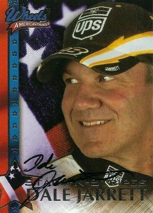 Dale Jarrett signed 2003 Wheels American Thunder card #23 NASCAR HOF - Image 1 of 1