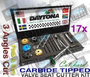 Kit cortador asiento válvula cabezales refrigerados por aire Volkswagen corte 3 ángulos 30-45-75 grados - Imagen 1 de 7