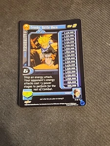 Trunks The Battle Worn 100 Dragon Ball Z/GT Score Lvl2 Foil Limited CCG - Picture 1 of 6