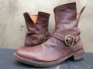 Como Nuevo FIORENTINI+BAKER Eli Eternity Cuero Marrón Cremallera Hebilla Talla EU 40 | US 10 - Imagen 1 de 9