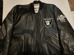 NFL Los Angeles Raiders Jacket, Size 46, DeLong - Picture 1 of 6