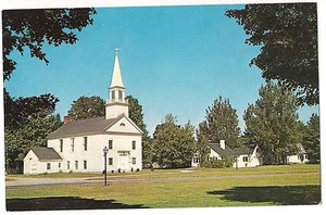 Village Green Hebron Newfound Lake CHURCH  New Hampshire NH Postcard - Picture 1 of 2