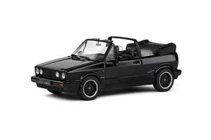 1/43 Volkswagen Golf 1 Cabriolet Sportline Black 1992 Diecast By Solido S4315802 - Picture 1 of 8