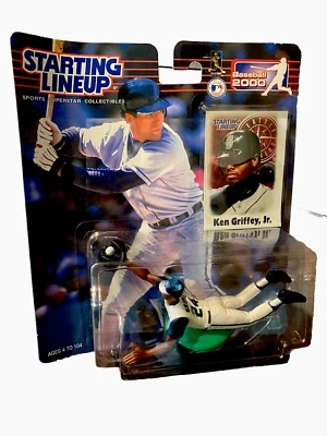 KEN GRIFFEY JR. Seattle Mariners 2000 Kenner Starting Lineup Baseball H⚾️F. NEW! - Image 1 of 3