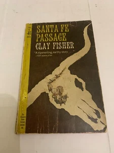 1965 Santa Fe Passage by Clay Fisher 2nd Printing Pocket Books Paperback - Picture 1 of 9