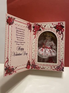 Marie Osmond 5” Mini Porcelain Doll - Mail A Doll Valentine Greeting Card Style - Picture 1 of 4