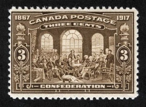 Kanada Sc 135 braun 3¢ aufklappbar Originalgummi - Bild 1 von 1