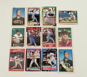 Phillies Pirates White Sox Lot 1986 Topps Traded Gary Redus 90T 1989 Bowman 425 - Picture 1 of 12
